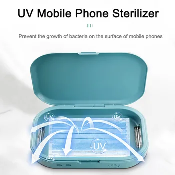 

Housheold UV Sterilizer Box Jewelry Phones Watch High Efficient Sterilization Sterilizer Personal Cleaner Disinfection Box