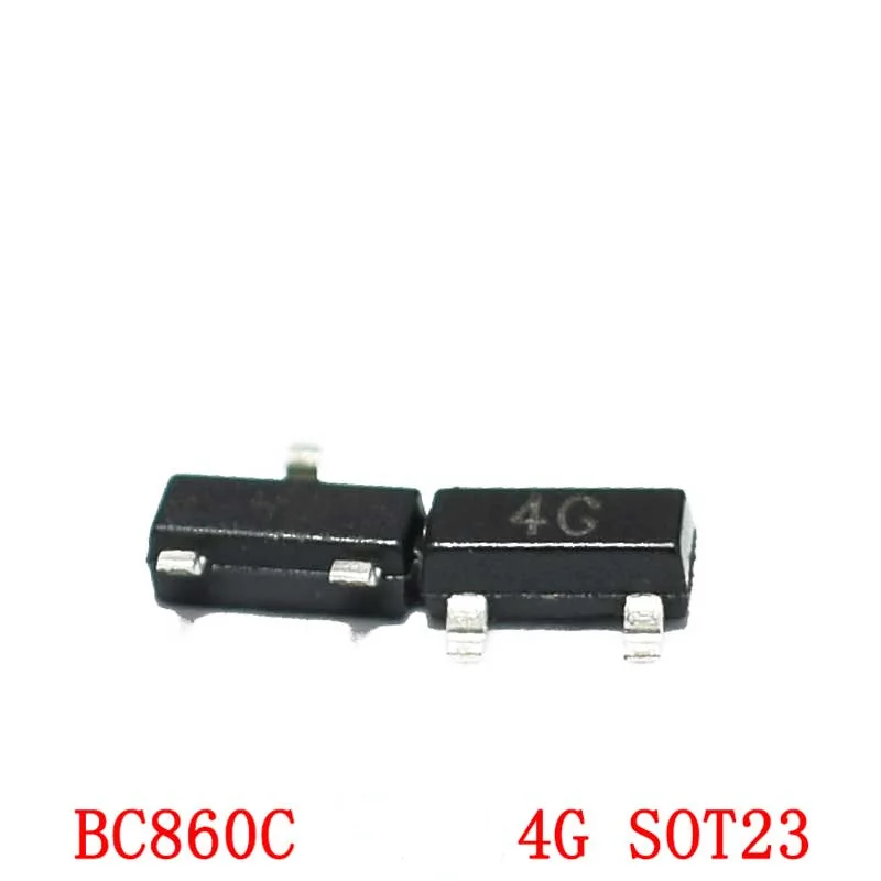 50 шт./лот Триод SOT-23 BC860C Шелковый экран 4G SMD диодный транзистор чип трубка новый
