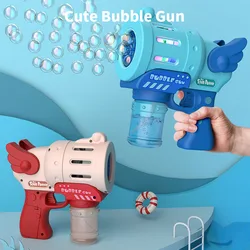 Machine à bulles automatique pour intérieur et extérieur, forme de pistolet, Machine à bulles excitante, cadeau pour enfants, nouvelle collection 2022 