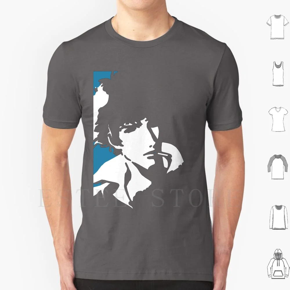 Cowboy Bebop Retro Vintage T Shirt Cotton Men Diy Print Cowboy Bebop Anime Bebop Cowboy Manga Space Spike Cowboy Bounty