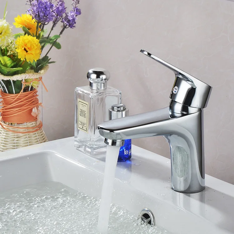 

Bathroom Sanitary Ware Copper Single Cold Wash Basin Counter Basin Tap Single Handle Single Hole Single Cold Basin Faucet Direct