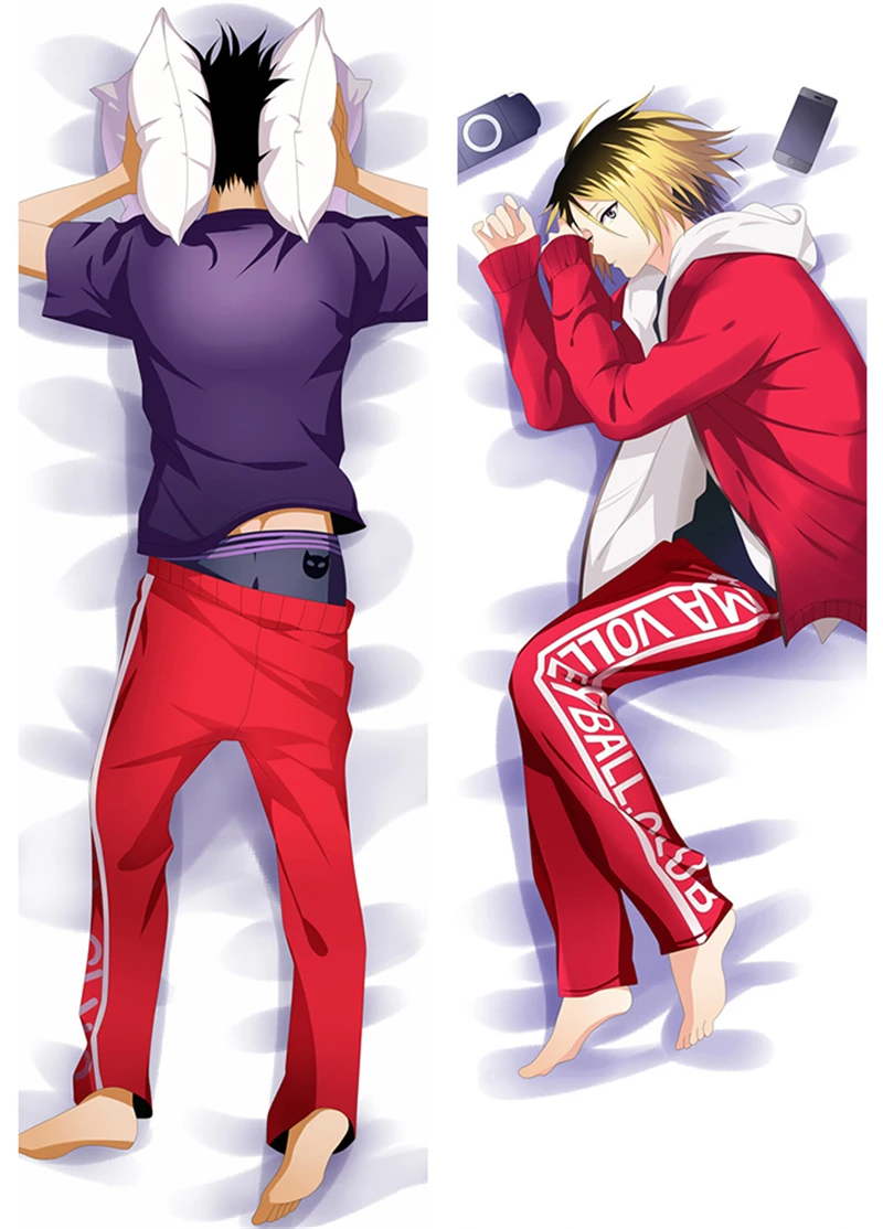 Аниме Haikyuu! Kozume Kenma Косплей крутой женский Чехол Dakimakura обнимающий Корпус