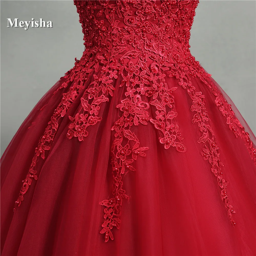 Quinceanera Dresses ZJ8076 Ball Gowns Sweetheart Blue Purple Red Champagne Dress with Pearls Plus Size 2-26W