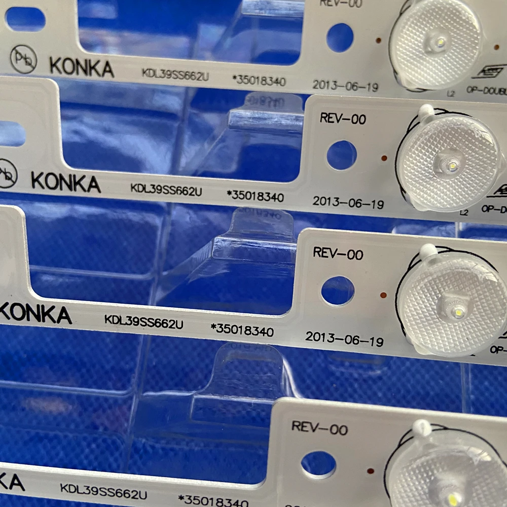 10 шт. 4 светодиодный s* 6V светодиодный подсветка бар для Konka 39 дюймов ТВ KDL39SS662U 35018339 Konka 40 дюймов KDL40SS662U 35019864 327 мм
