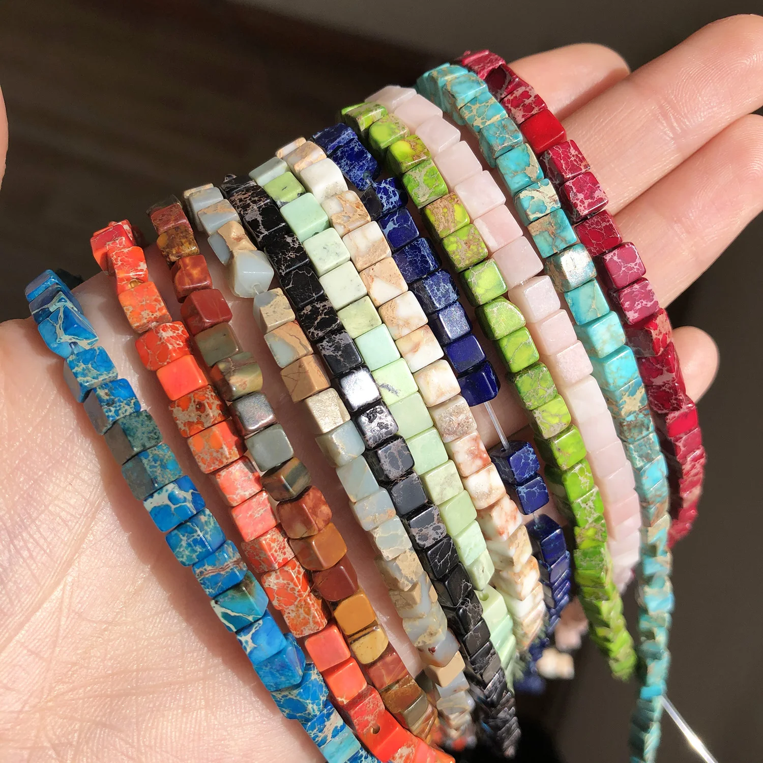 WTWE L/'artigianato di bambù e legno personalizzato di semi di serpente perline di perle di pesce uomo e donna di carta di credito gioielli di drago di sangue di bambù di seta