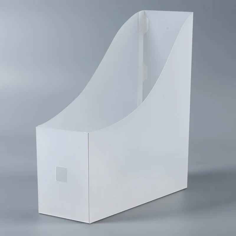 

A4 transparent frosted simple desktop file bar office data storage frame Japanese storage box file shelf book shelf book stand