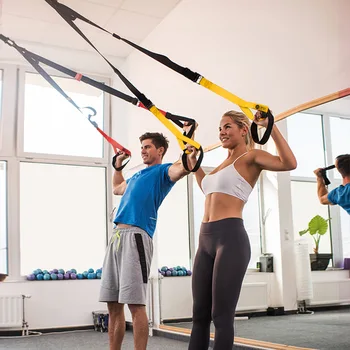 

Resistance Bands Fitness Hanging Belt Full Body Training Pull Rope Stretching Elastic Straps Gym Home Workout SuspensionExercise