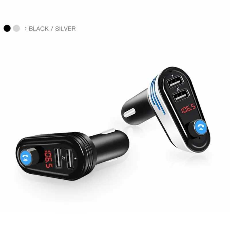 1 шт. Bluetooth Handsfree автомобильный комплект беспроводной A2DP Автомобильный MP3 аудио плеер fm-передатчик двойной USB Автомобильное зарядное устройство
