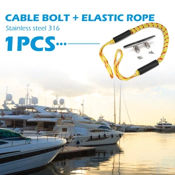 

Multi-function Boat Cleats Deck Mooring Cleats 4 Feet Bungee Dock Line for Boat Marine Yacht Boat Parts Accessories