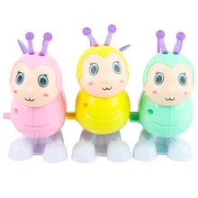 Детские ранние образовательные пластиковые пчела насекомое заводная игрушка милые животные мультфильм Милая пчела заводные игрушки подарок случайного цвета