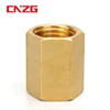 Brass Pipe Fitting Copper Hose Hex Coupling Coupler Fast Connetor Female Thread 1/8