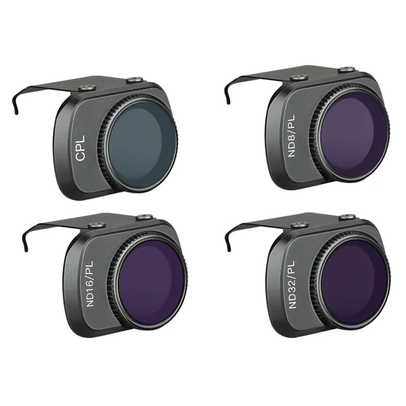 Buy 4pcs/set mavic drone filters ND-PL filter CPL ND4 ND8 ND16 ND32 PL filter for dji mavic mini drone Accessories
