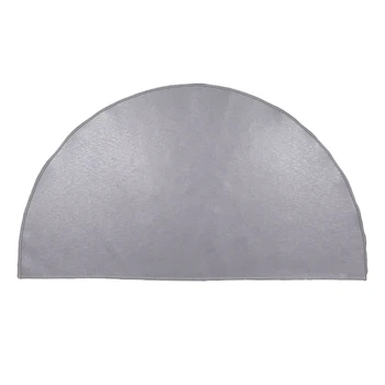 

Half Round Safe Emergency Blanket Heat Insulation Fireplace Area Rug Fire Retardant Succor Fiberglass Home Kitchen Kids Adults