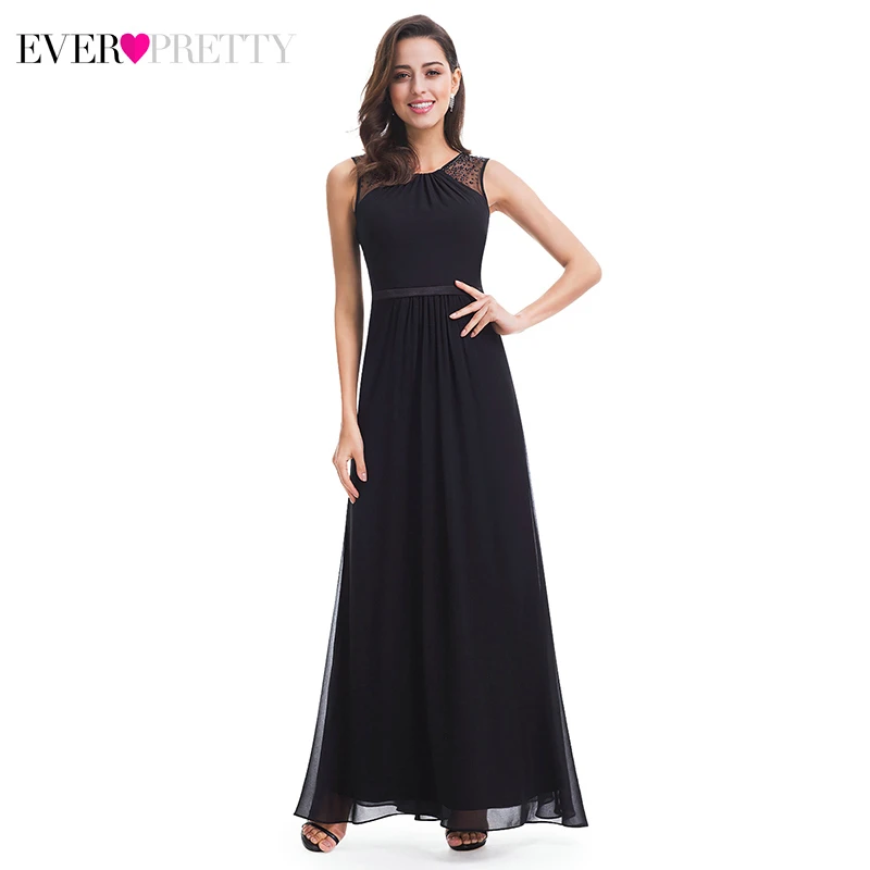 Skup Zawsze dość eleganckie suknie wieczorowe kiedykolwiek dość linia O Neck zroszony bez rękawów tanie formalne sukienki na przyjęcie Vestido Longo Festa