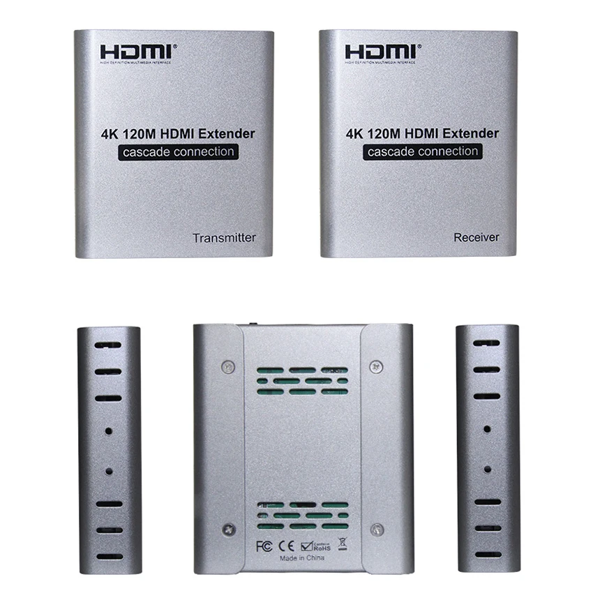 HDMI экстендеры 4K@ 30HZ 1080P120M по Ethernet RJ45 CAT5e/6 кабель локальная Петля-выход с ИК-пультом
