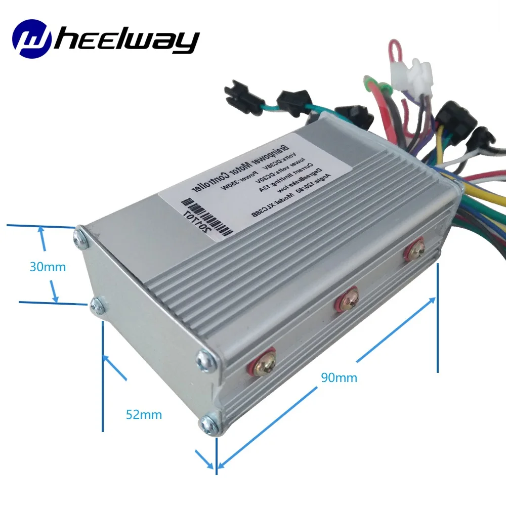 Best 24V/36V/48V  350W MOFSET Brushless Controller BLDC Controller E-bike Scooter BLDC Controller 4