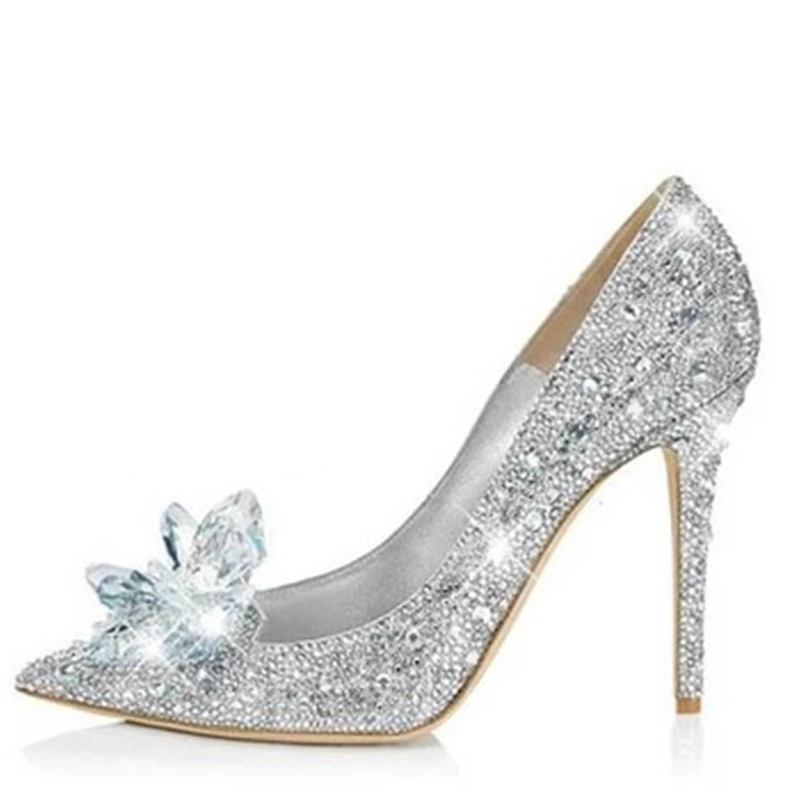 bling wedding trainers