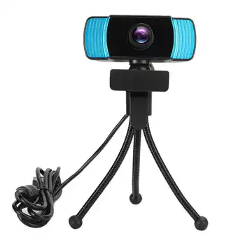 

HD 1080P Webcam Mini Computer PC Web Camera with Microphone Rotatable Camera for Live Broadcast Video Conference Online Teaching