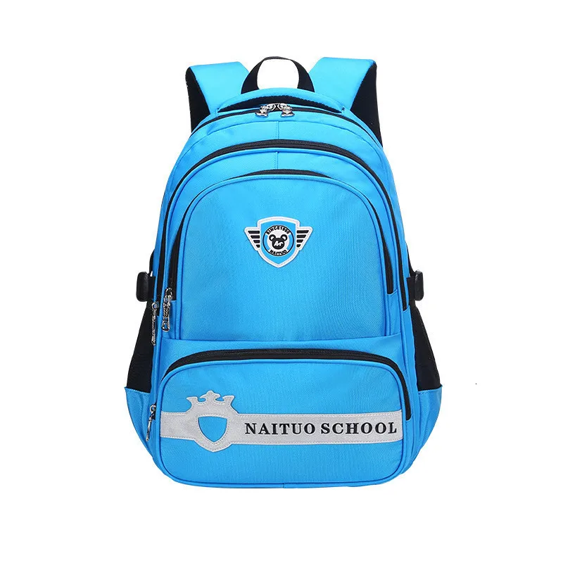 Small sky blue School Quality Children Backpacks Kids Nylon High Bags for Boys Girls Satchel Child Schoolbag Mochila Infantis Escolar - Цвет: Small sky blue