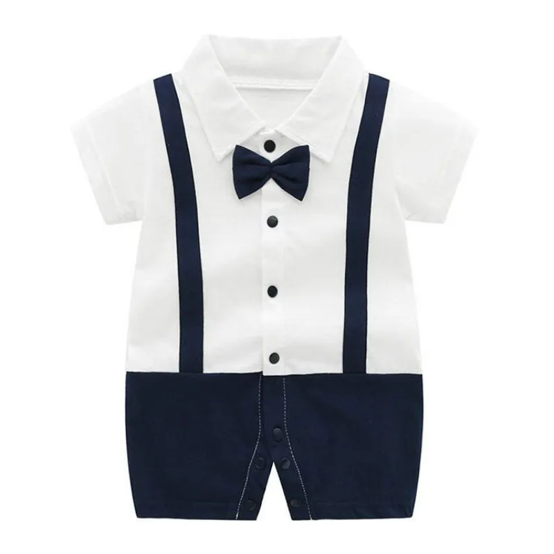 Baby Bodysuits classic Summer Baby Romper 100% Cotton Baby Clothes Newborn Sailor Toddler Jumpsuit Infant Boys Girls Romper Outfits Baby Bodysuits Fur