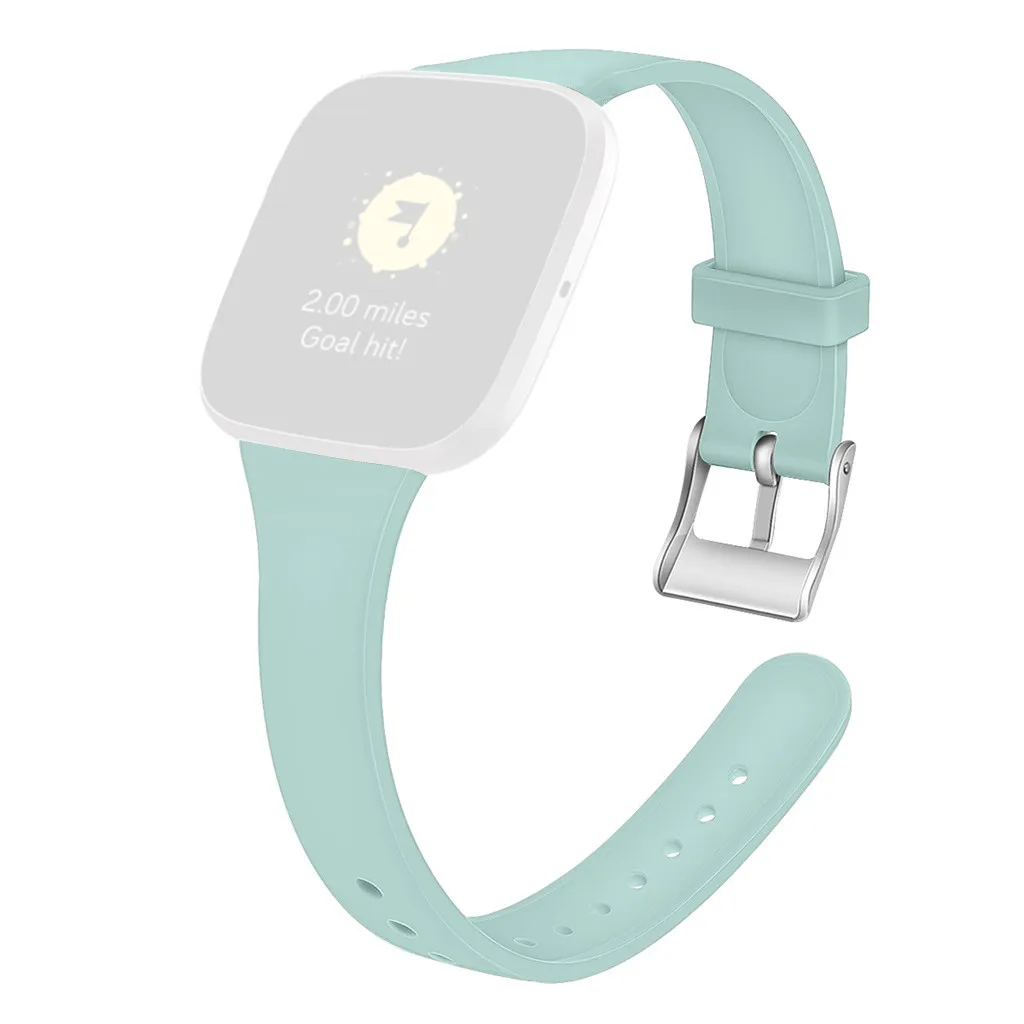 Силиконовый ремешок для Fitbit Versa 2, ремешок для смарт-часов, сменный ремешок для мужчин, ремешок для наручных часов, женский, мужской браслет, спортивный, дышащий, 19 октября