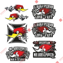 Creative PVC Car Sticker Hot Rod Vintage Racing Tuning Old School Retro Look Motorcycle Stickers Waterproof Car Window Decal