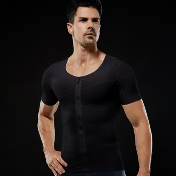 

NY045 Men's Slim Body Shaping Super Elastic Long Sweating Neoprene Fitness Weight Loss Burn Fat Sports Body Sculpting Clothes