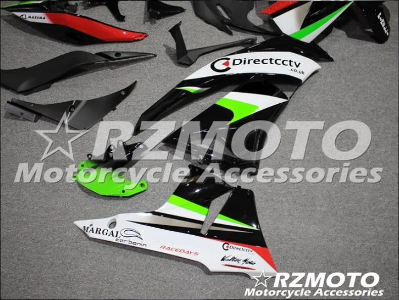 Стиль ABS литьевая форма мотоцикла полный обтекатель подходит для Kawasaki ZX-6R 09 10 11 12 2009-2012 набор на заказ черный белый красный