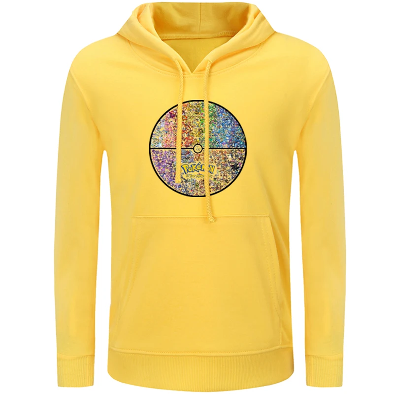 Pokemon Pokeball толстовка с капюшоном красивая романтическая Эйфелева башня женская графическая Толстовка струны пуловер с капюшоном подарок - Цвет: icWM577Y