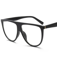 Finished Optical Myopia Glasses For Women -1 -2 -6 Retro Anti Blue Light Glasses Black Transparent Computer Eyeglasses Flat Top 2
