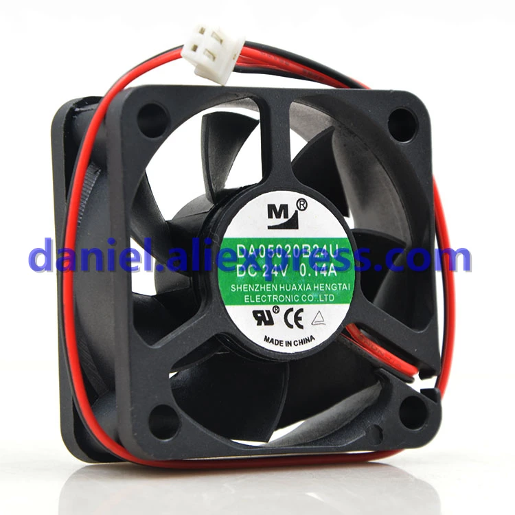 

One Alliance/M 5CM 24V 0.14A DA05020B24U 5020 Inverter Industrial Computer Silent Fan