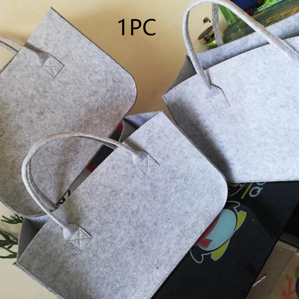 Карманный держатель большой емкости киоски для хранения войлочная сумка деревянная хозяйственная Сумочка дровяная корзина газета