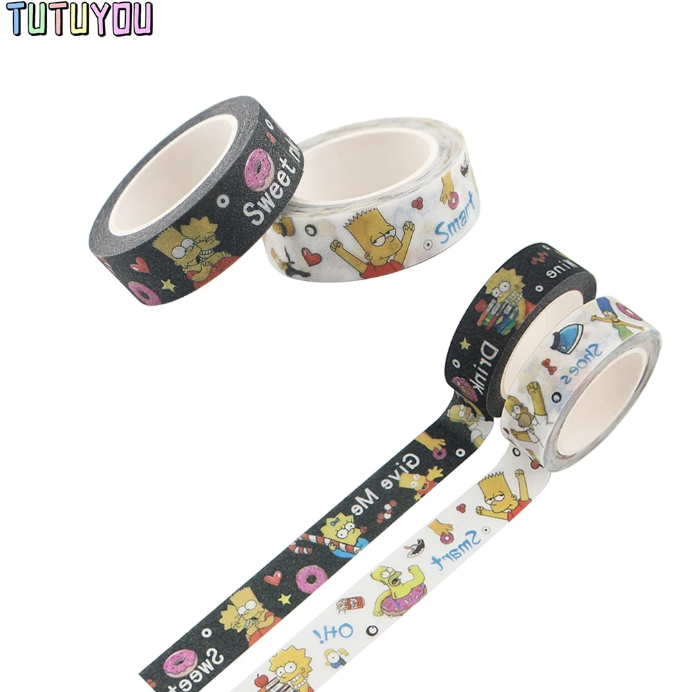 

PC2199 1pcs Anime Cartoon Matte Surface High Quality DIY Tape Paper Office Stationery School Supply Tapes