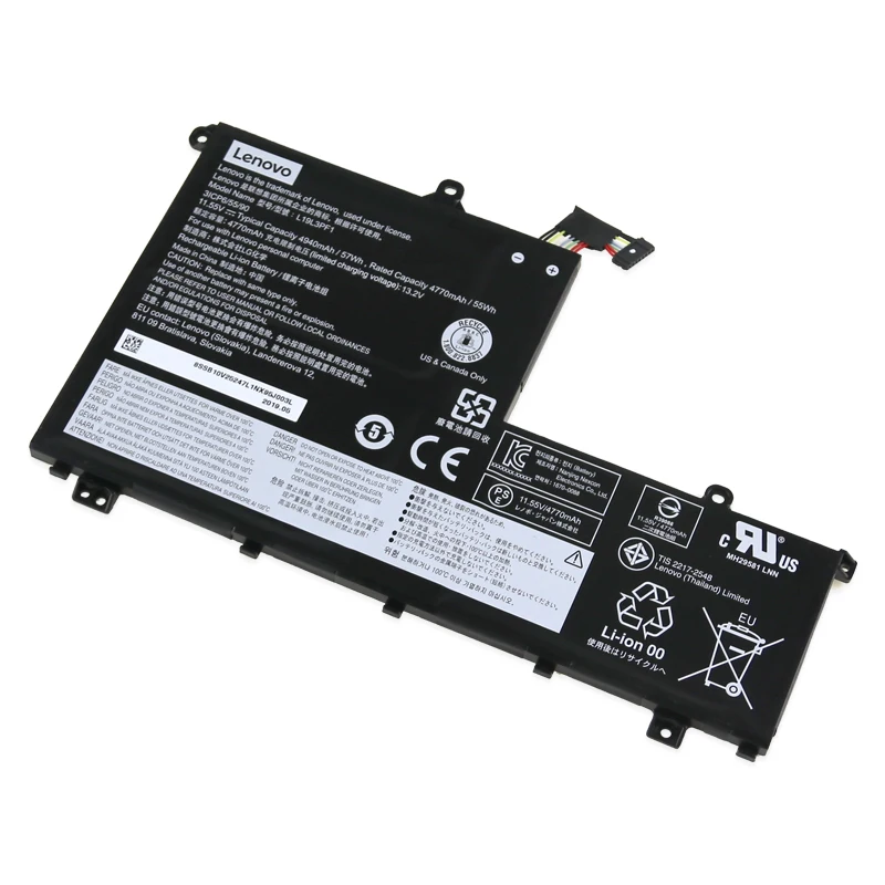 Сменный аккумулятор для ноутбука lenovo L19L3PF1 11,55 V 57Wh