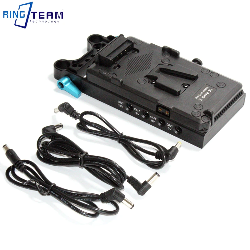 Multifunctional V-Lock D-TAP Battery Plate Adapter V Mount Plate for Broadcast SLR HD Camera