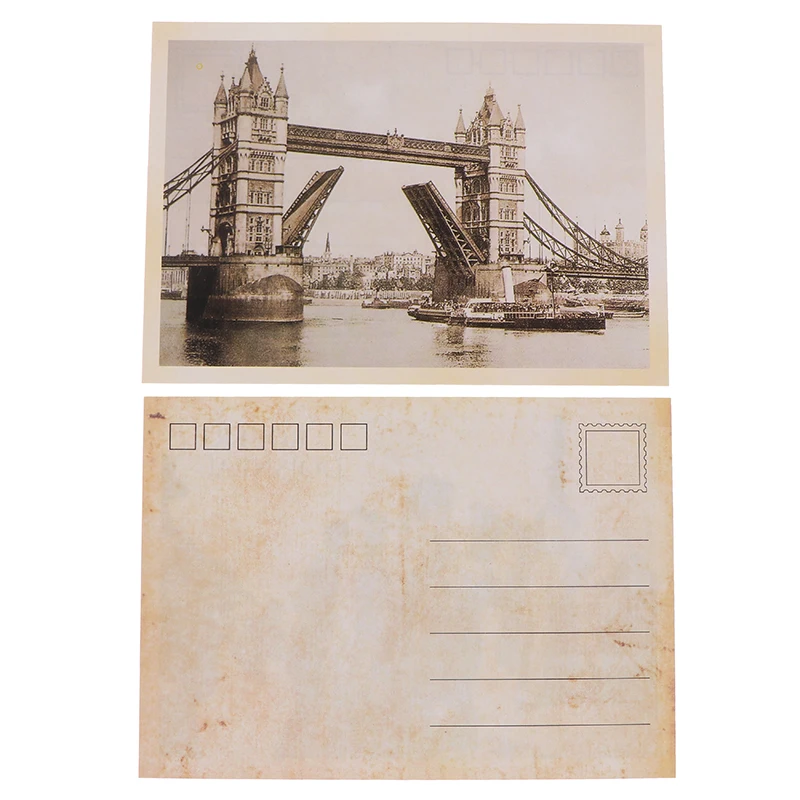 Cards Gift Cards Christmas Postcards 32pcs Classical Famous Europe Building Vintage Style Memory Postcard Set Greeting mini greeting cards