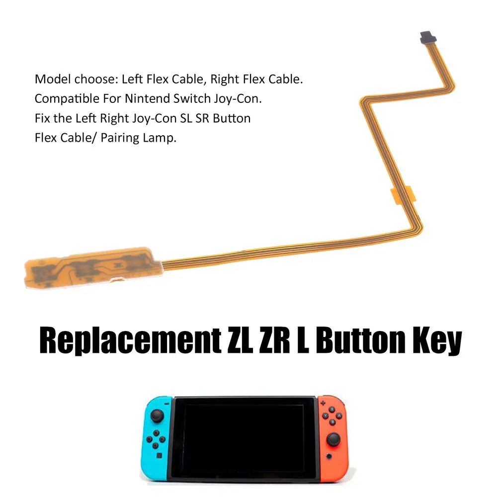 Замена ZL ZR L кнопочный гибкий ленточный кабель для Nod NS switch Joy-Con контроллер триггер кнопки кабель