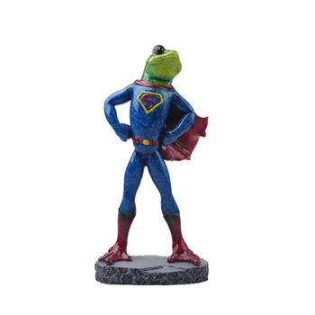 

Creative Super Frogs Figurine Home Decoration Accessories Miniature Model Sculpture Children Birthday Gifts Resin Decor Ornament