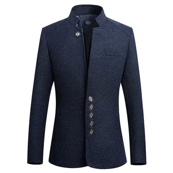 

PYJTRL Autumn Winter blazer Men Thicken Jacket
