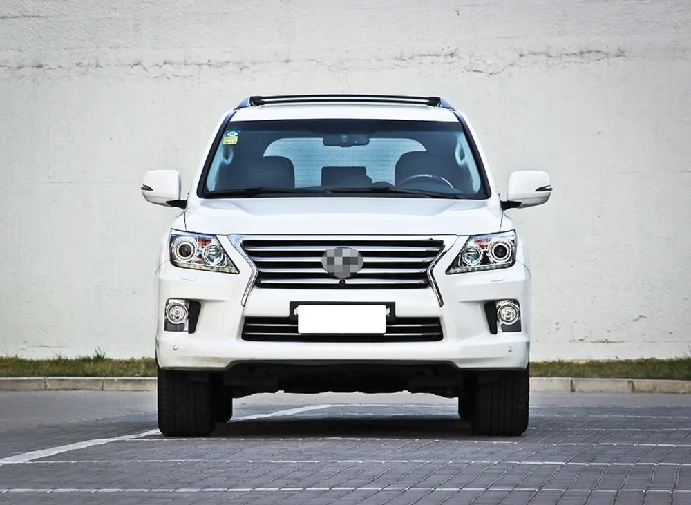 Для Lexus LX570 2007 2008 2009 2010 2011 2012 2013 фары автомобиля прозрачные линзы автомобильный брелок крышка