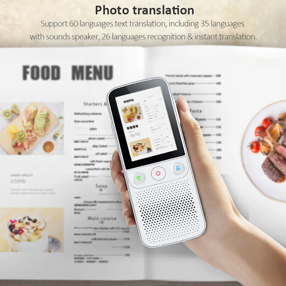 2021 Smart Voice Translator 137 Multi Languages in Real Time Online Instant Off Line Translation AI Learning Conversion T10 PRO 6