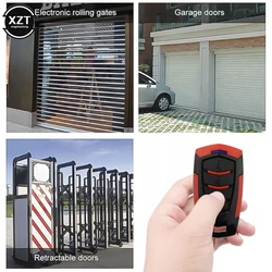AK-KB-KZ00427 Copy Remote Control 433MHZ 4 Button Wireless For Electric Car Battery Car Electric Door Gate Garage Rolling Door