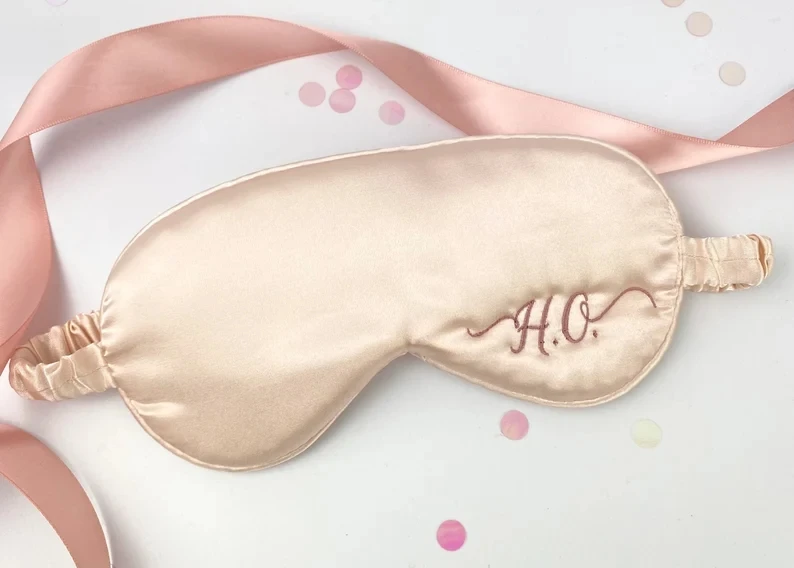 Set personalizzato per pigiama party SPA - Elastico per capelli Maschera per dormire Damigella d'onore Proposta Festa di compleanno Bomboniera per matrimonio Regalo di Natale - Italia