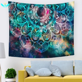 

Pattern Mandala Wall Hanging Tapestry Beach Blanket Travel Camping Mat Pattern Yoga Pad Sleeping Carpet MTML