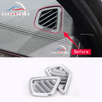 

For BMW 5 Series G30 17-19 & 6GT G32 18-19 2x Chrome Upper Air Outlet Vent Panel Cover Trim