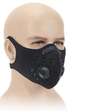 Новая велосипедная маска MTB анти-смог Губка Маска для лица PM2.5 рот-Муфельная респиратор против пыли для верховой езды тренировочная маска для мужчин и женщин