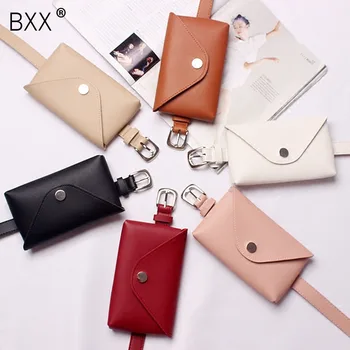 

[BXX] 2020 New Autumn Summer Fashion Tide Multi-color Pu Leather Moni-bag Woman All-match Sequined Package Belt S430