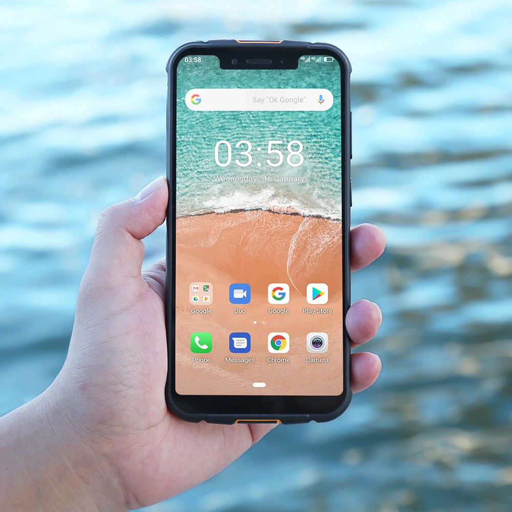 Ulefone Armor 5S водонепроницаемый IP68 NFC прочный мобильный телефон 5,85 ''Восьмиядерный Android 9,0 4 Гб+ 64 Гб Беспроводная зарядка 4G LTE смартфон