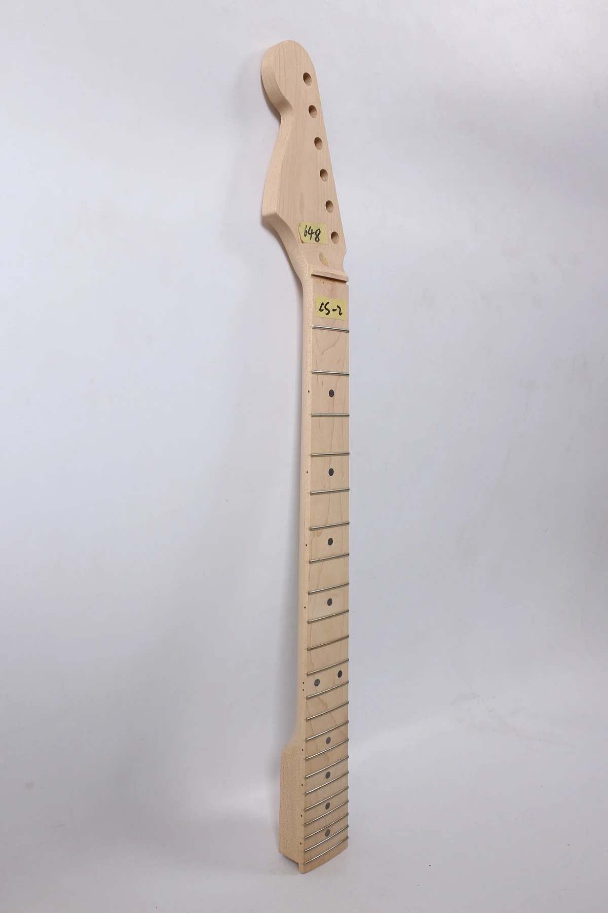 Electric Guitar Neck 22fret 25.5" Reversed Head Maple Unfinished Guitar