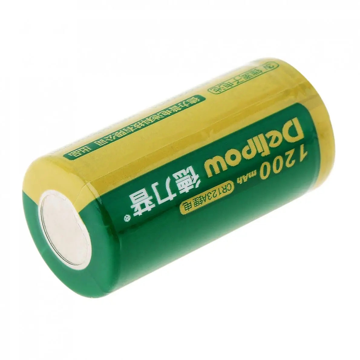 Delipow 2 шт. 3В 1200 мАч CR 123A Li-Ion Перезаряжаемые Батарея с предохранительный клапан для фонарей/игрушки/камеры